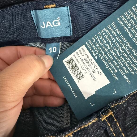Jag Eloise Mid Rise Boot Cut Jeans, 10 - Picture 6 of 9